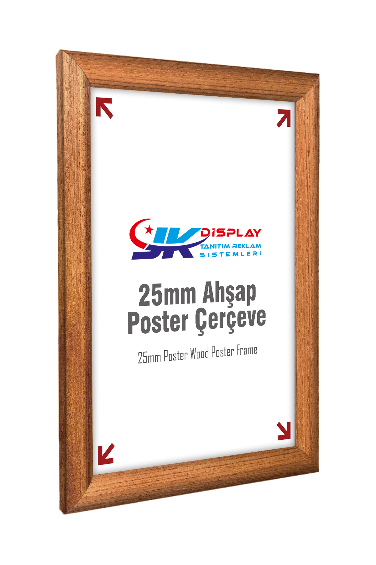 25mm Ahşap Poster Çerçeve