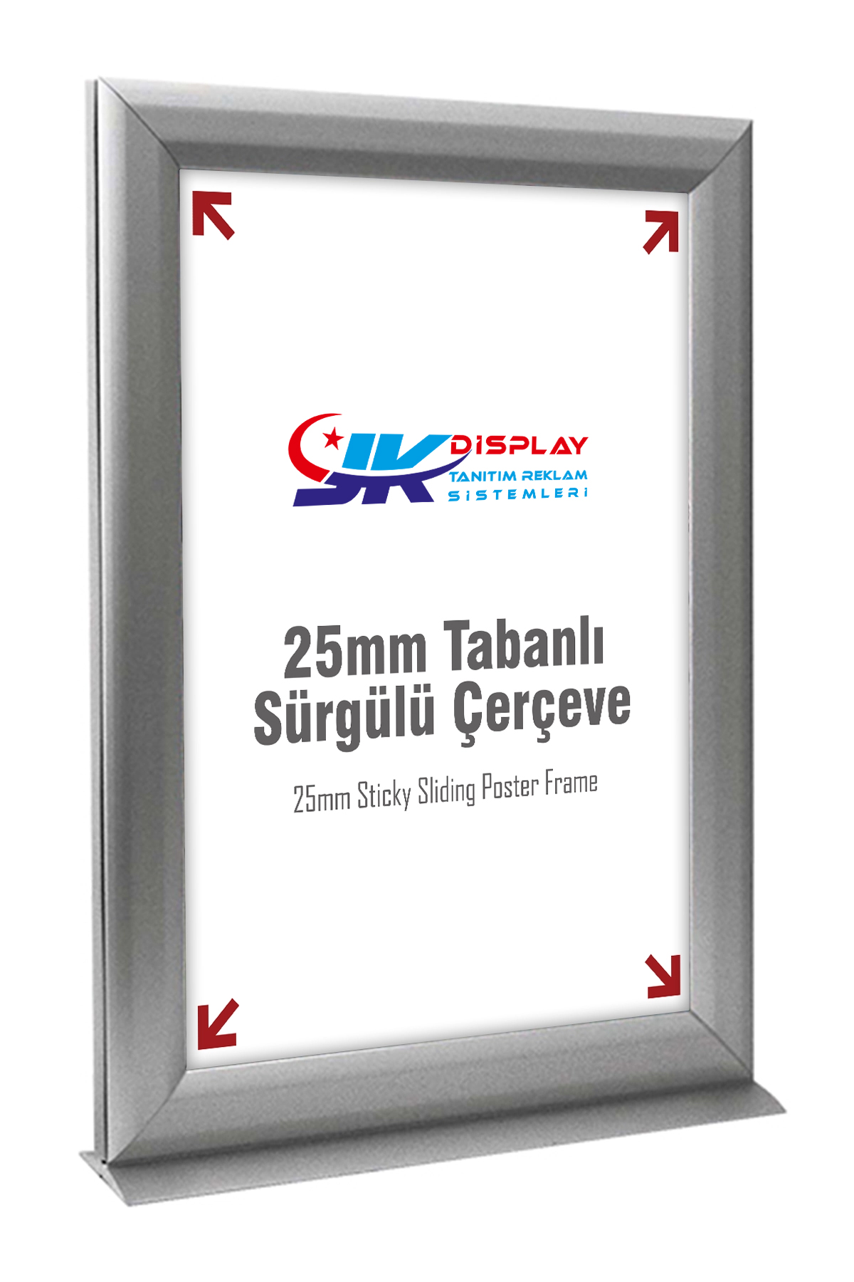 25mm Tabanlı Sürgülü Çerçeve